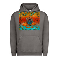 Pigment Tornado thankful with turkey and pumpkins Urban Hoodie - RanaPortraitStore