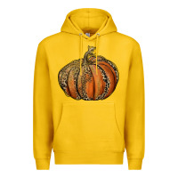 Lemon leopard pumpkin Premium Hoodie - RanaPortraitStore