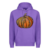 Purple leopard pumpkin Premium Hoodie - RanaPortraitStore