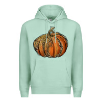 Seafoam leopard pumpkin Premium Hoodie - RanaPortraitStore