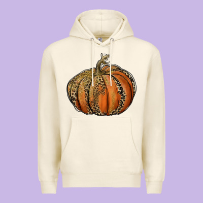 Leopard Pumpkin Premium Hoodie Designed By Ranaportraitstore