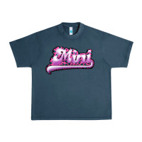Midnight Navy Mini Leopard Urban Heavy Tee - RanaPortraitStore
