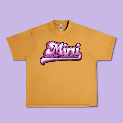 Mini Leopard Urban Heavy Tee Designed By Ranaportraitstore