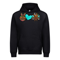 Black peace love thanksgiving turkey Urban Hoodie - RanaPortraitStore