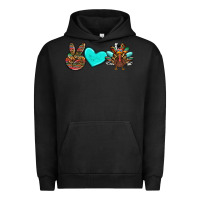 Pigment Black peace love thanksgiving turkey Urban Hoodie - RanaPortraitStore