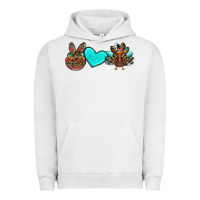 Pigment Lunar Rock peace love thanksgiving turkey Urban Hoodie - RanaPortraitStore