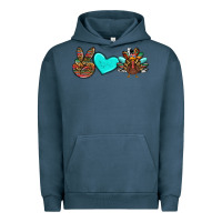 Pigment Midnight Navy peace love thanksgiving turkey Urban Hoodie - RanaPortraitStore