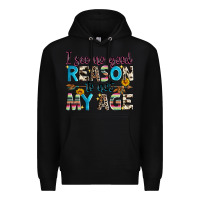 Black i see no good reason to act my age Premium Hoodie - Zillion Design Studio