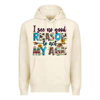 Tofu i see no good reason to act my age Premium Hoodie - Zillion Design Studio