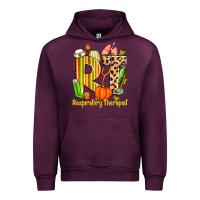 Mauve Wine fall rt respiratory therapist Urban Hoodie - Zillion Design Studio