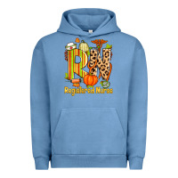 Pigment Pebble Blue fall rn registered nurse Urban Hoodie - Zillion Design Studio