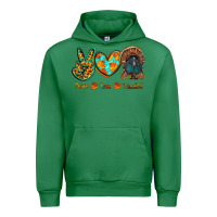 Emerald peace love thankful Urban Hoodie - RanaPortraitStore