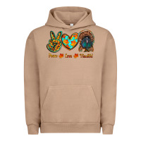 Pigment Burro peace love thankful Urban Hoodie - RanaPortraitStore