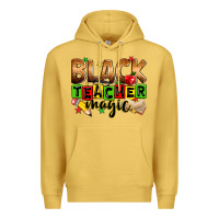 Antique Gold black teacher magic Premium Hoodie - Zillion Design Studio