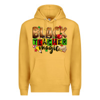 Mustard black teacher magic Premium Hoodie - Zillion Design Studio