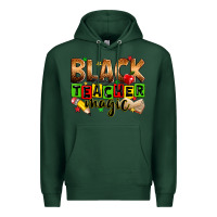 Sports Green black teacher magic Premium Hoodie - Zillion Design Studio