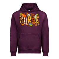 Mauve Wine fall nurse Urban Hoodie - Zillion Design Studio