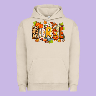 Fall Nurse Urban Hoodie Designed By Zillion Design Studio