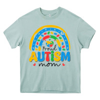 Arona proud autism mom rainbow Heavy Core Tee - CowhideDigitalArt