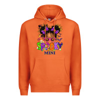 Carrot Spooky Mini Halloween Messy Bun Premium Hoodie - texasbilliewilder