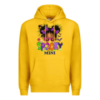 Lemon Spooky Mini Halloween Messy Bun Premium Hoodie - texasbilliewilder