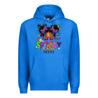 True Royal Spooky Mini Halloween Messy Bun Premium Hoodie - texasbilliewilder