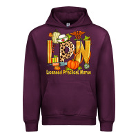 Mauve Wine fall lpn licensed practical nurse Urban Hoodie - Zillion Design Studio