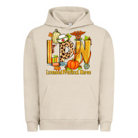 Pigment French Oak fall lpn licensed practical nurse Urban Hoodie - Zillion Design Studio