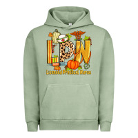 Pigment Oil Green fall lpn licensed practical nurse Urban Hoodie - Zillion Design Studio