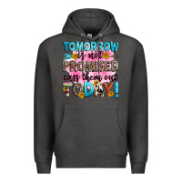 Charcoal Heather tomorrow is not promised cuss them out today! Premium Hoodie - Zillion Design Studio