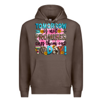 Coffee tomorrow is not promised cuss them out today! Premium Hoodie - Zillion Design Studio