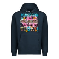 Navy tomorrow is not promised cuss them out today! Premium Hoodie - Zillion Design Studio