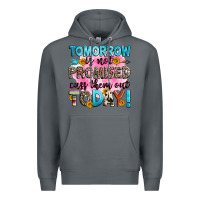 Rock tomorrow is not promised cuss them out today! Premium Hoodie - Zillion Design Studio