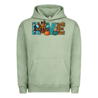 Pigment Oil Green love thanksgivings turkey Urban Hoodie - RanaPortraitStore