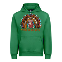 Emerald gobble till you wobble thanksgiving rainbow Urban Hoodie - RanaPortraitStore