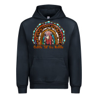 Navy gobble till you wobble thanksgiving rainbow Urban Hoodie - RanaPortraitStore
