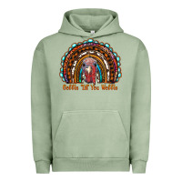 Pigment Oil Green gobble till you wobble thanksgiving rainbow Urban Hoodie - RanaPortraitStore