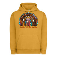 Pigment Peanut Butter gobble till you wobble thanksgiving rainbow Urban Hoodie - RanaPortraitStore