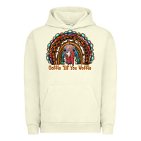 Pigment Pistachio gobble till you wobble thanksgiving rainbow Urban Hoodie - RanaPortraitStore