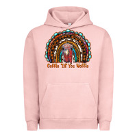 Pigment Salmon gobble till you wobble thanksgiving rainbow Urban Hoodie - RanaPortraitStore