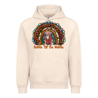 Gobble Till You Wobble Thanksgiving Rainbow Urban Hoodie | Teevron