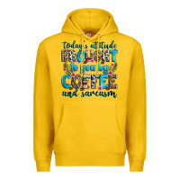 Lemon today's attitude brought to you by coffee and sarc Premium Hoodie - Zillion Design Studio
