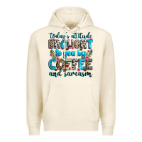 Tofu today's attitude brought to you by coffee and sarc Premium Hoodie - Zillion Design Studio