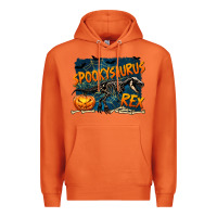Carrot Spooky Saurus Rex Premium Hoodie - texasbilliewilder