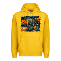 Lemon Spooky Saurus Rex Premium Hoodie - texasbilliewilder
