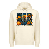Sandshell Spooky Saurus Rex Premium Hoodie - texasbilliewilder