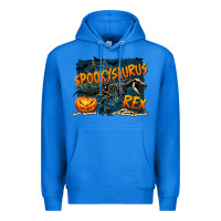 True Royal Spooky Saurus Rex Premium Hoodie - texasbilliewilder