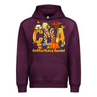 Mauve Wine fall cma certified medical assistant Urban Hoodie - Zillion Design Studio