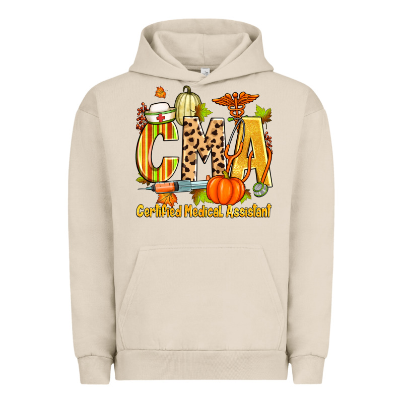 Fall Cma Certified Medical Assistant Urban Hoodie by Zillion Design Studio | Teevron