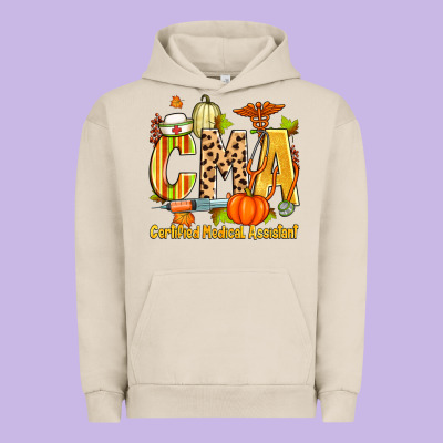 Fall Cma Certified Medical Assistant Urban Hoodie Designed By Zillion Design Studio